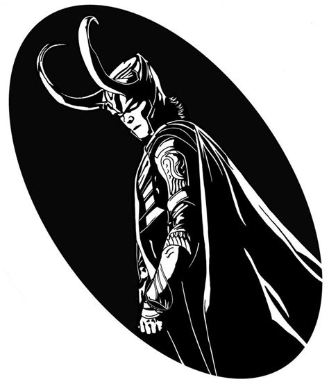 loki art|loki clip art black and white.